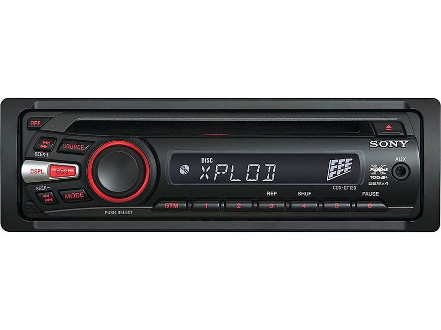 Sony Xplod CDX-GT130 CD receiver at Crutchfield