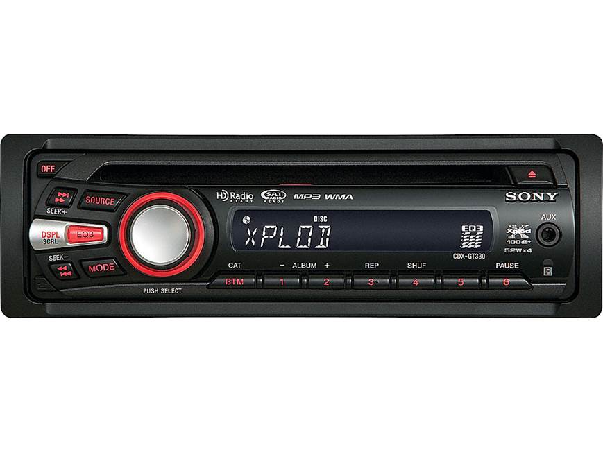 Sony Xplod CDX-GT330 CD receiver at Crutchfield