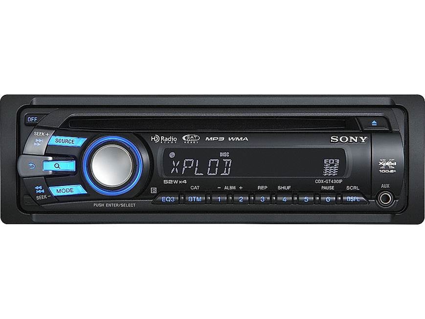 Sony Xplod CDX-GT430IP CD receiver at Crutchfield