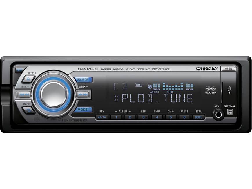 Sony CDX-GT620U CD receiver at Crutchfield