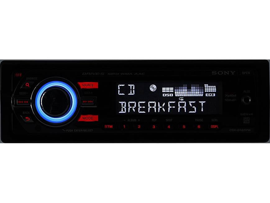 Sony デジタルオーディオプレーヤー Sony Xplod CDX-GT62IPW CD receiver at Crutchfield