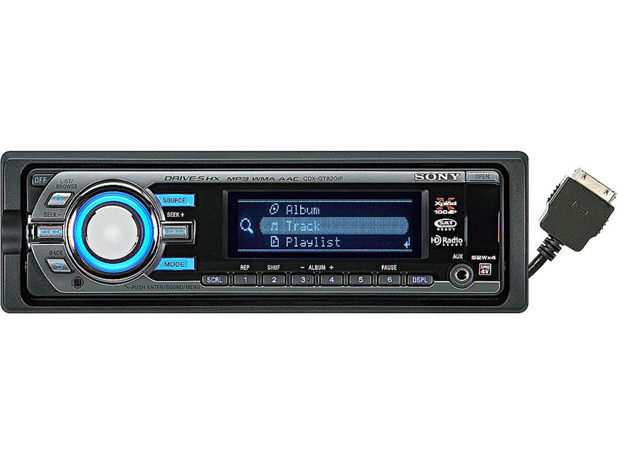 Sony CDX-GT820IP CD receiver at Crutchfield