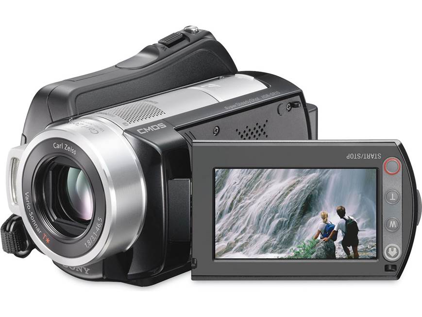 Sony HDR-SR10 40GB high-definition hard drive camcorder at Crutchfield