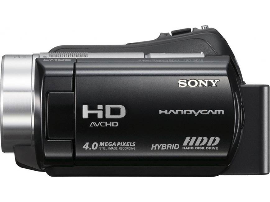 Sony HDR-SR10 40GB high-definition hard drive camcorder at Crutchfield