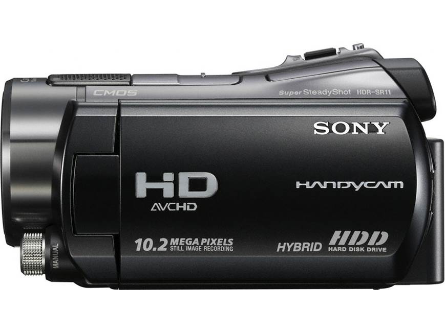 Sony HDR-SR11 60GB high-definition hard drive camcorder at Crutchfield