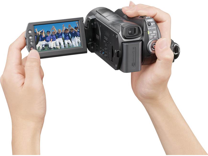 Sony HDR-SR11 60GB high-definition hard drive camcorder at Crutchfield
