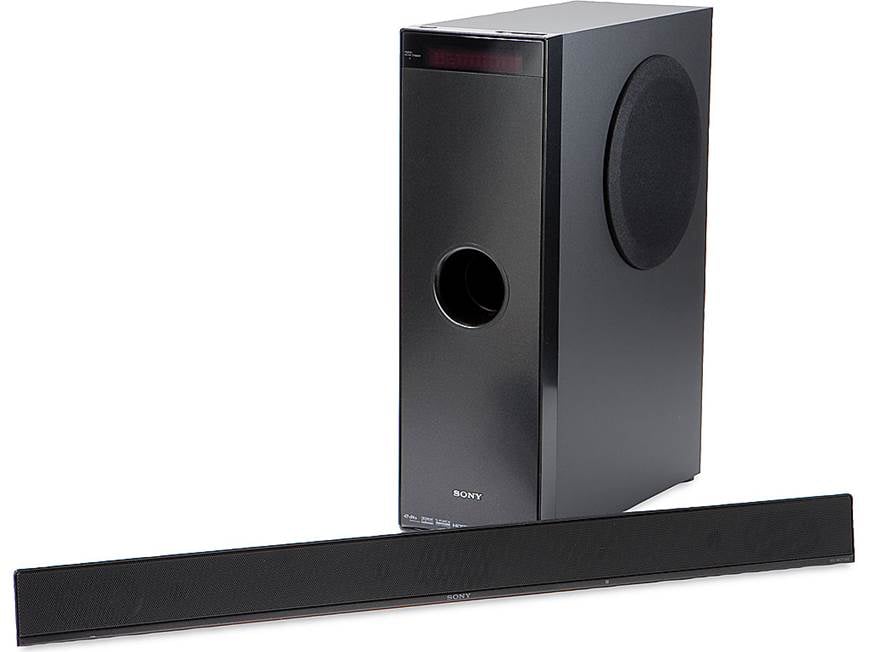 Sony HT-CT100 Powered home theater sound bar system with separate