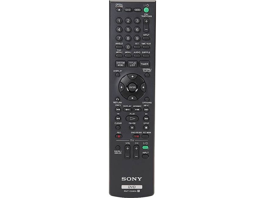 Sony RDR-VX555 DVD recorder/VCR combo with digital video output
