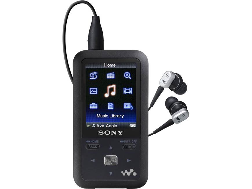 Sony NWZ-S716 (Black) 4GB Walkman® video/MP3 player with FM tuner