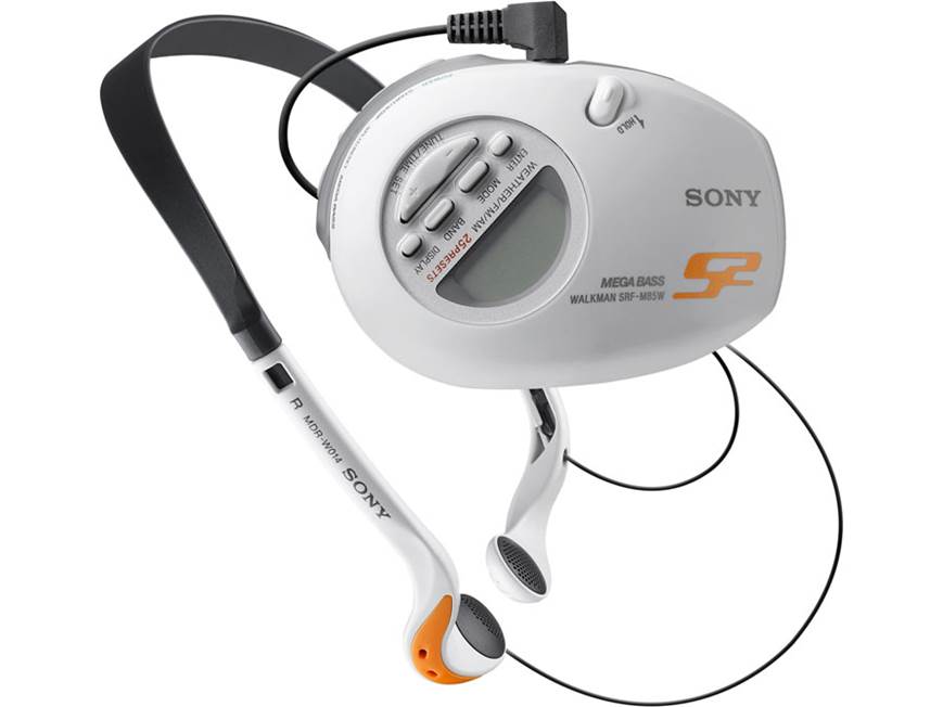 Sony SRF-M85W S2 Sports Walkman® AM/FM/weather band radio at
