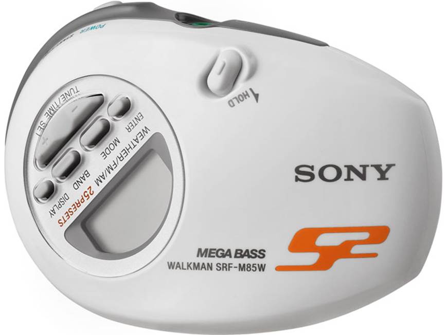 Sony SRF-M85W S2 Sports Walkman® AM/FM/weather band radio at