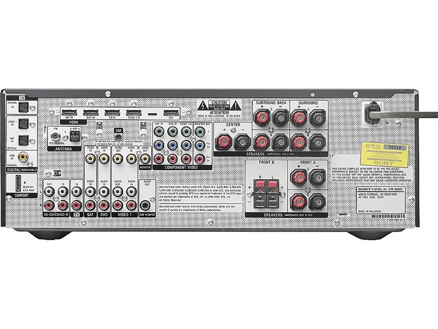アンプ SONY MULTI CHANNEL AV RECEIVER STR-DG820 Sony STR-DG820 7.1 770W Multi Channel Home Theater AV Receiver