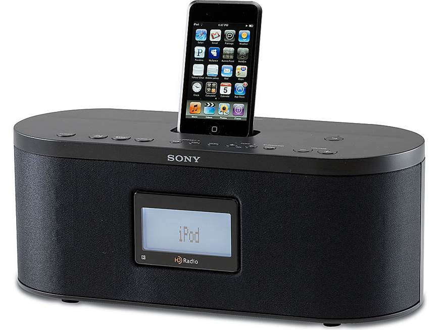 Sony XDR-S10HDiP AM/FM/HD Radio™ with iPod® dock at Crutchfield