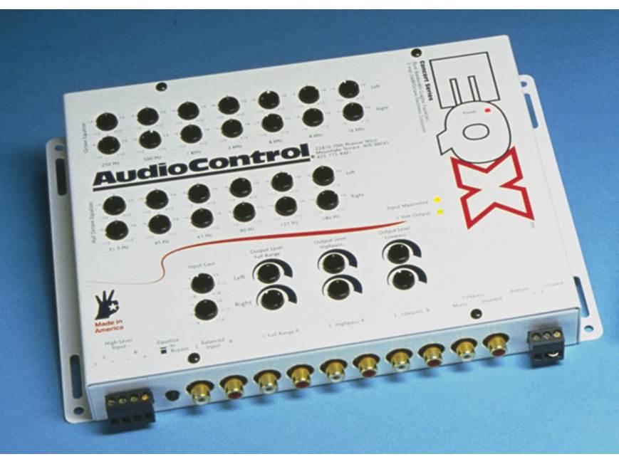 AudioControl EQX (Gray) Stereo 13-band graphic equalizer with 2