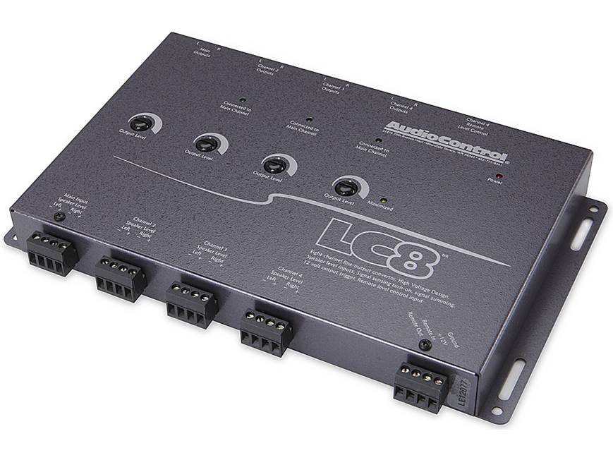AudioControl LC8 (Gray) 8-channel line output converter for adding