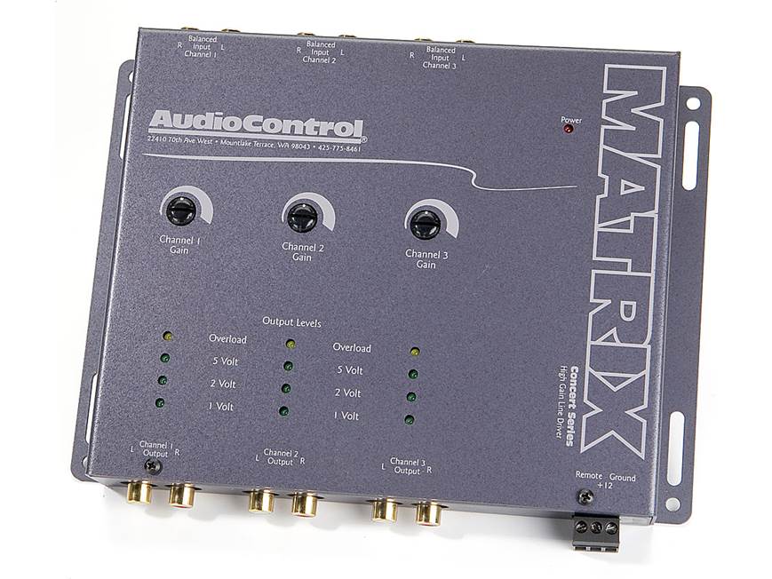 AudioControl Matrix (Gray) 6-channel line driver (Gray) at Crutchfield