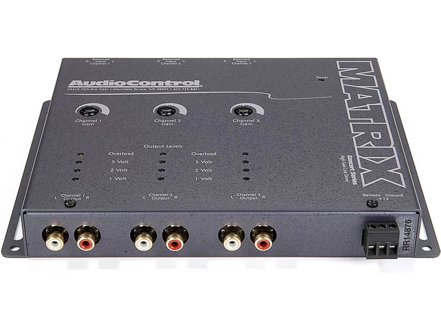 AudioControl Matrix (Gray) 6-channel line driver (Gray) at Crutchfield
