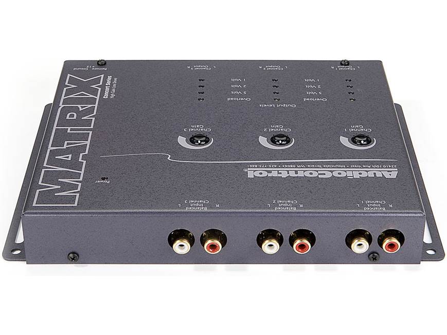 AudioControl Matrix (Gray) 6-channel line driver (Gray) at Crutchfield