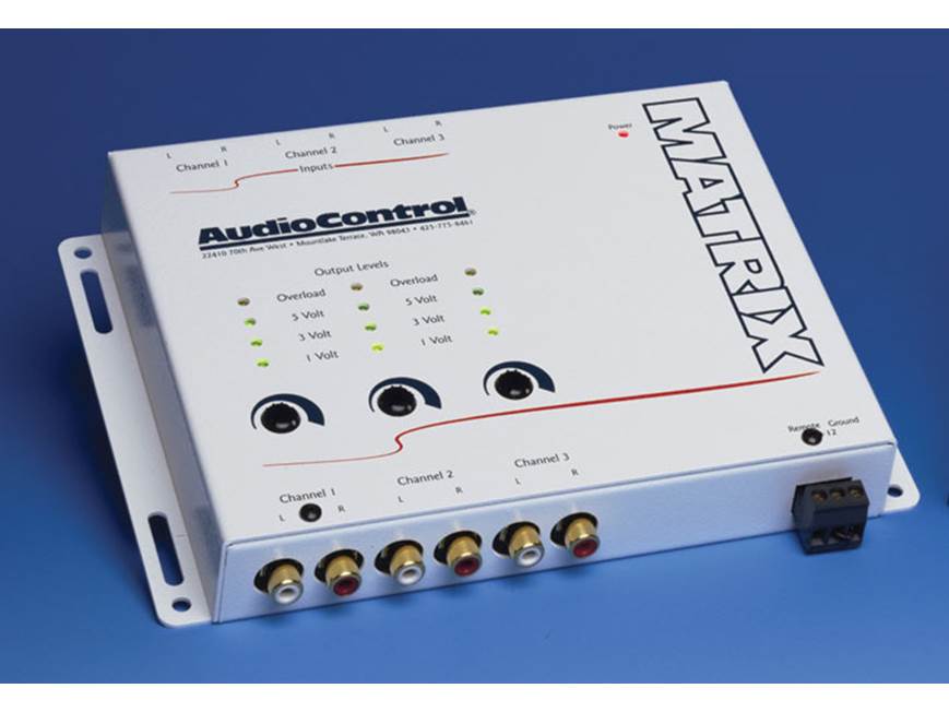 AudioControl Matrix (Gray) 6-channel line driver (Gray) at Crutchfield