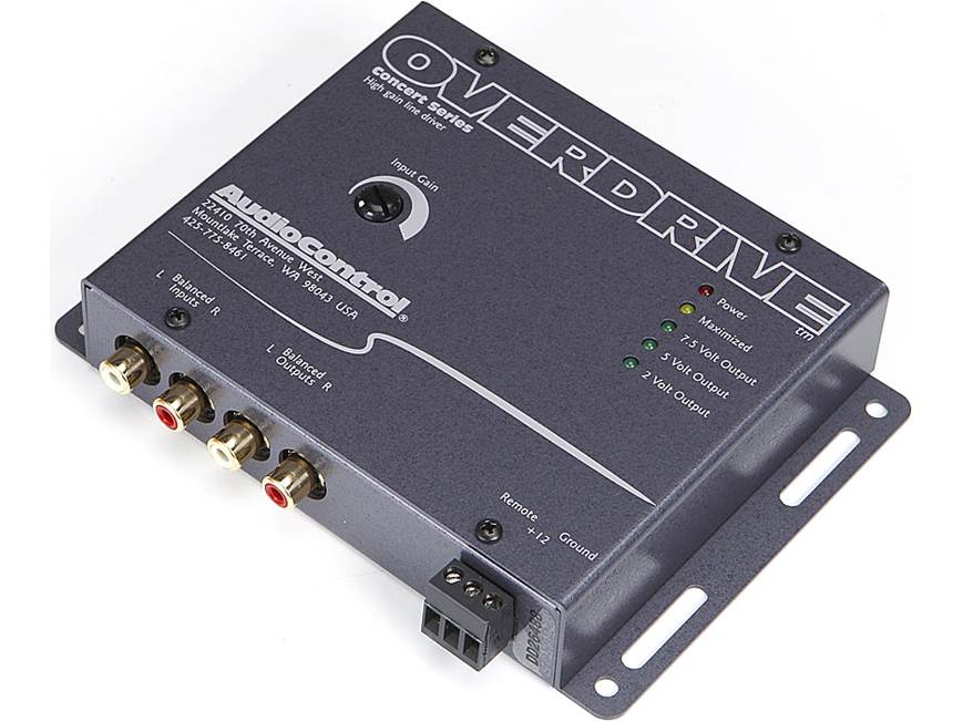 AudioControl Overdrive (Gray) 2-channel line driver (Gray) at