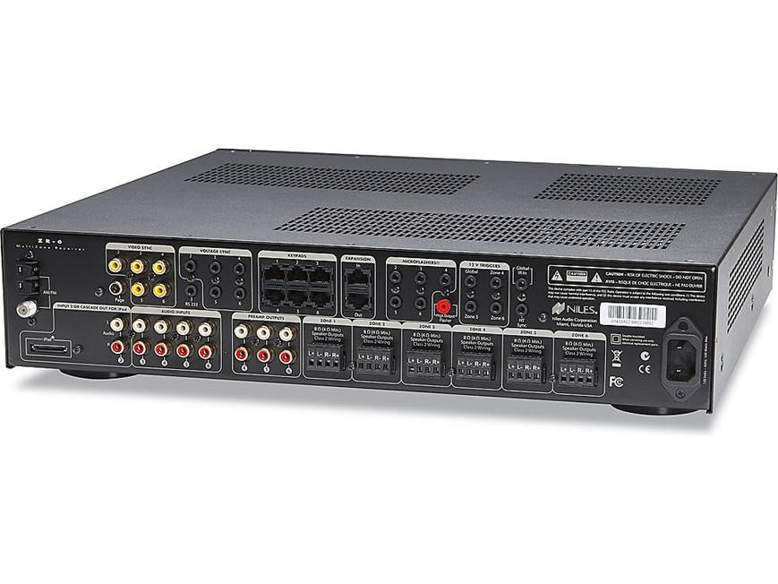 ラジオ・コンポ SHARP TV Multi Sound Receiver AN-6 Niles ZR-6 (Factory Refurbished) 6-source, 6-room audio receiver