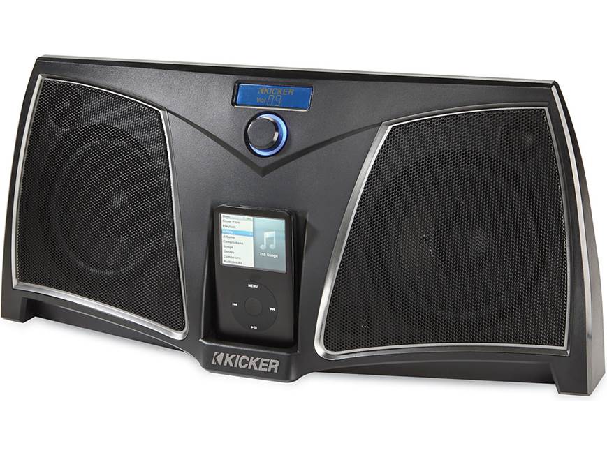 Kicker iKICK iK500 Powered speaker system for iPod® at Crutchfield