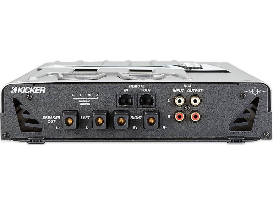 Kicker SX600.2 2-channel car amplifier — 138 watts RMS x 2 at