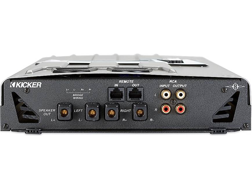Kicker SX900.2 2-channel car amplifier — 213 watts RMS x 2 at