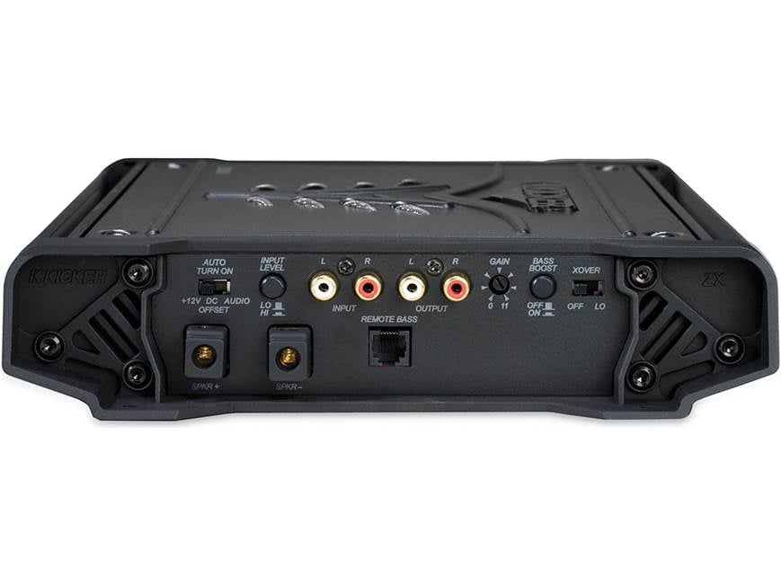 Kicker 08ZX300.1 Mono subwoofer amplifier 300 watts RMS x 1 at 2