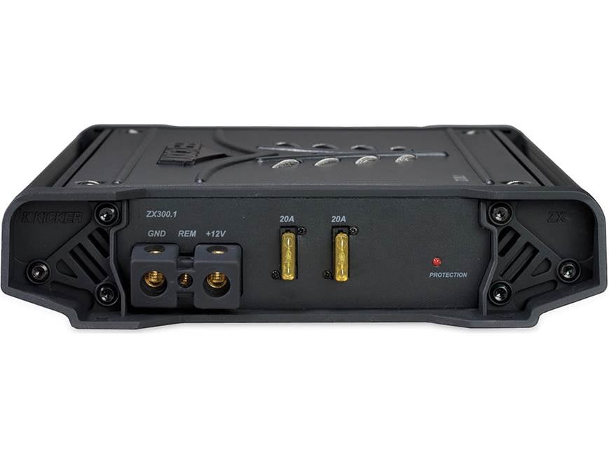 Kicker 08ZX300.1 Mono subwoofer amplifier 300 watts RMS x 1 at 2
