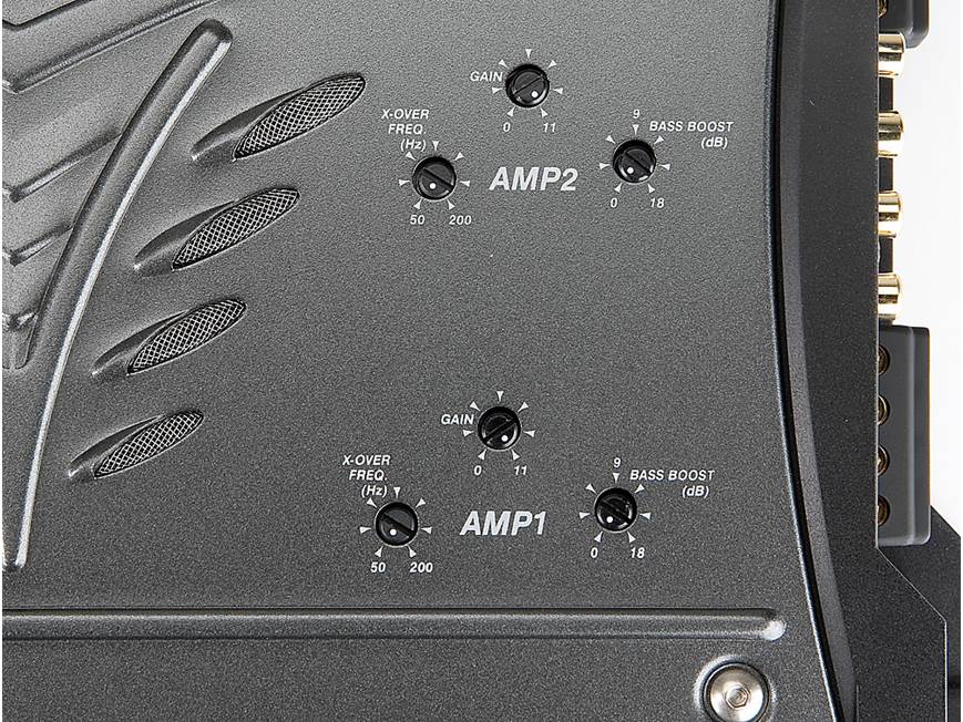 Kicker 08ZX350.4 4-channel car amplifier 60 watts RMS x 4 at
