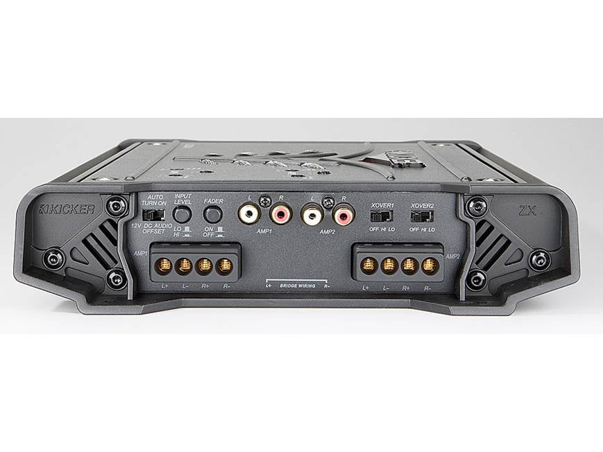 Kicker 08ZX350.4 4-channel car amplifier 60 watts RMS x 4 at