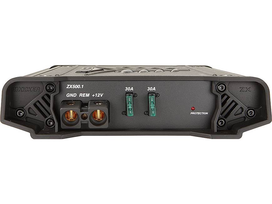 kicker　314260 Kicker 08ZX500.1 ZX Series mono subwoofer amplifier 500 watts RMS