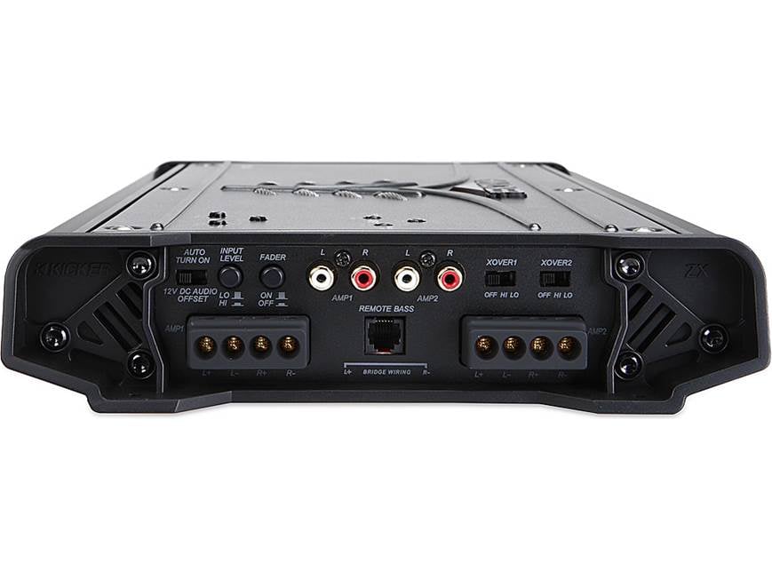 Kicker 08ZX650.4 4-channel car amplifier 120 watts RMS x 4 at