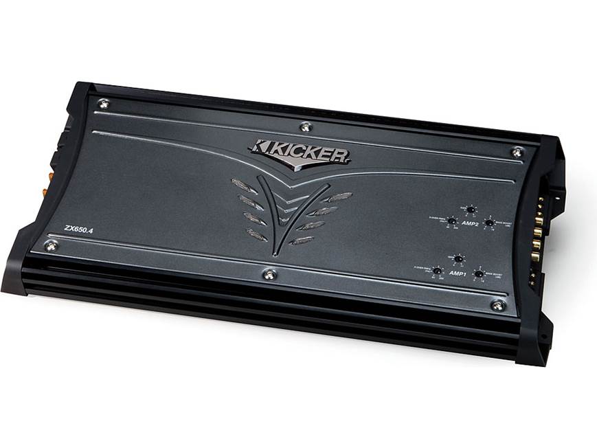 Kicker 08ZX650.4 4-channel car amplifier 120 watts RMS x 4 at