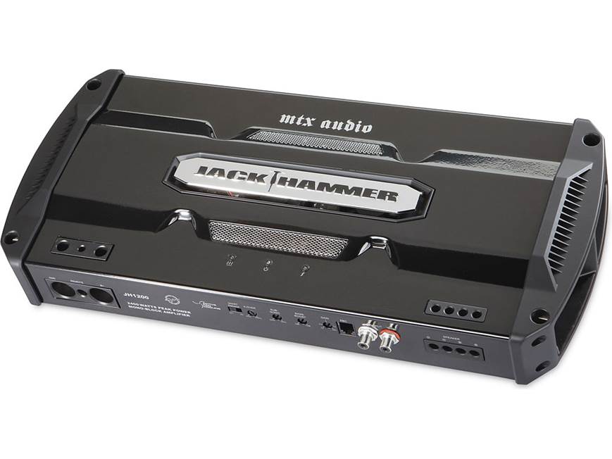 MTX JackHammer JH1200 Mono subwoofer amplifier — 800 watts RMS x 1