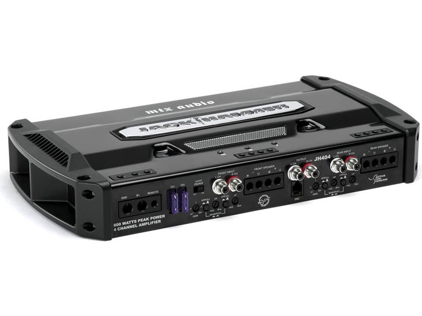 MTX JackHammer JH404 4-channel car amplifier — 50 watts x 4 at 4