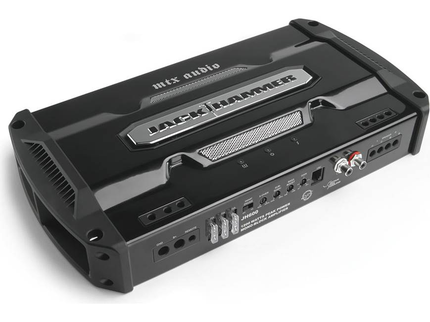 MTX JackHammer JH600 Mono subwoofer amplifier — 600 watts RMS x 1