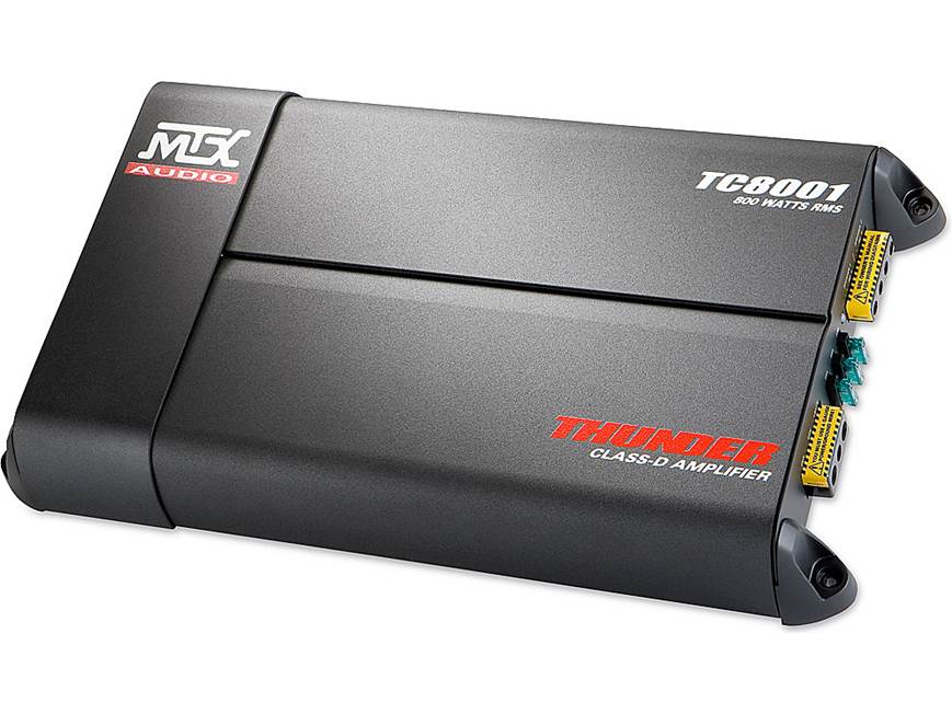 MTX TC8001 Mono subwoofer amplifier — 800 watts RMS x 1 at 2 ohms