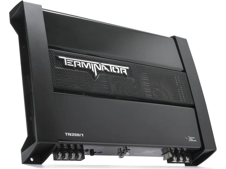 MTX Terminator TN250/1 Mono subwoofer amplifier — 200 watts RMS x