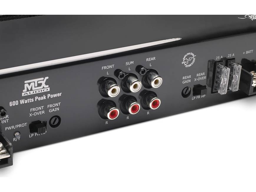 MTX Terminator TN400/4 4-channel car amplifier — 45 watts RMS x 4