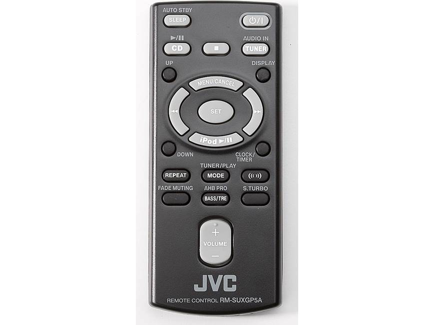 JVC UX-GP5 Micro system with flipdown iPod® dock at Crutchfield