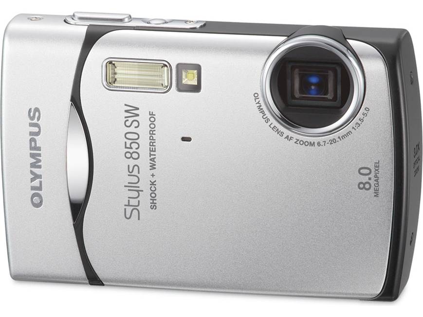Olympus Stylus 850 SW (Silver) Waterproof 8-megapixel digital