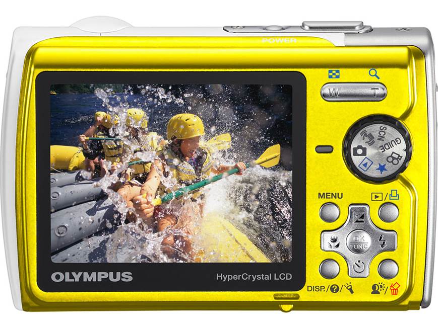 Olympus Stylus 850 SW (Yellow) Waterproof 8-megapixel digital