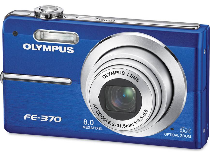 Olympus FE-370 (Black) 8-megapixel digital camera with 5X optical