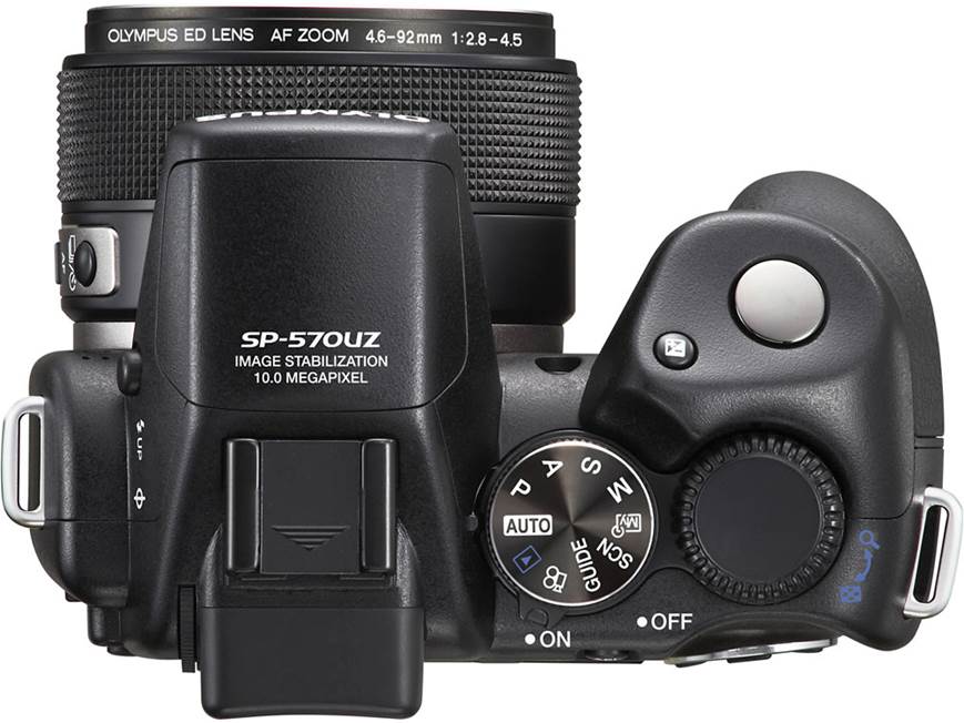 Olympus SP-570 UZ 10-megapixel digital camera with 20X optical