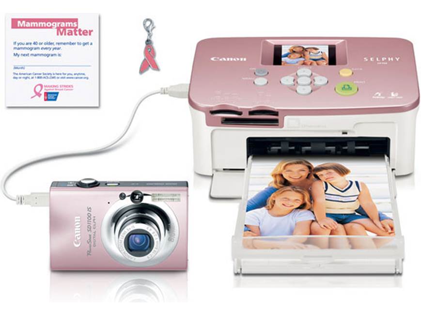 Breast Cancer Awareness Canon Camera Package Pink PowerShot SD1100