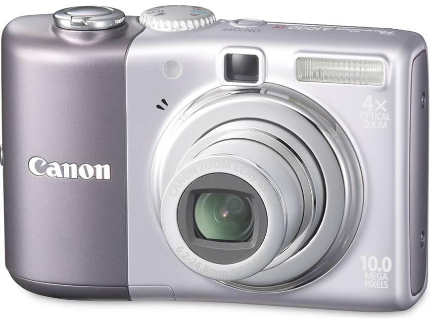 Canon PowerShot A1000 IS (Brown) 10-megapixel digital camera with