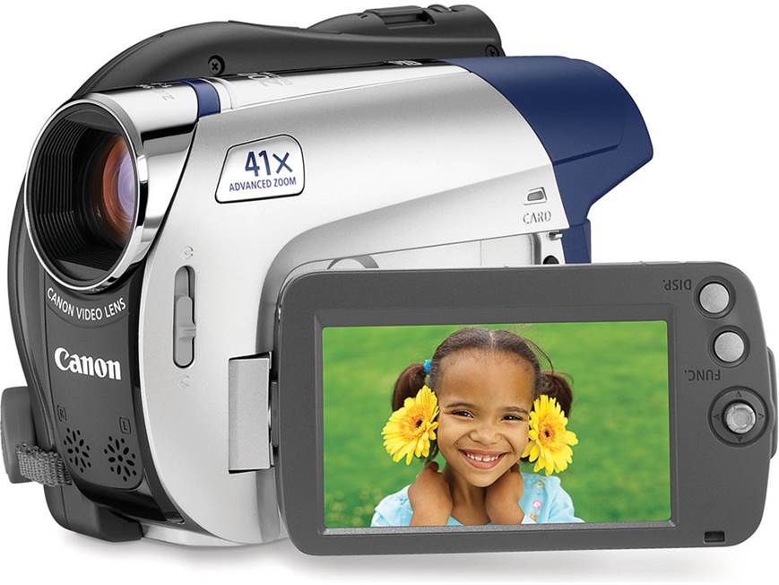 Canon DC310 DVD camcorder at Crutchfield