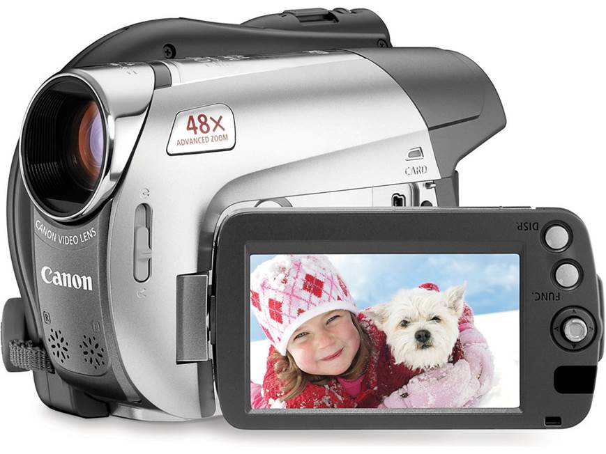 Canon DC330 DVD camcorder at Crutchfield